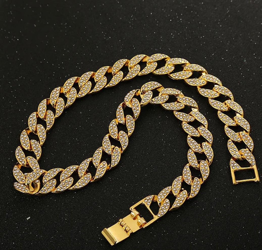The Luxe Cuban Pet Chain