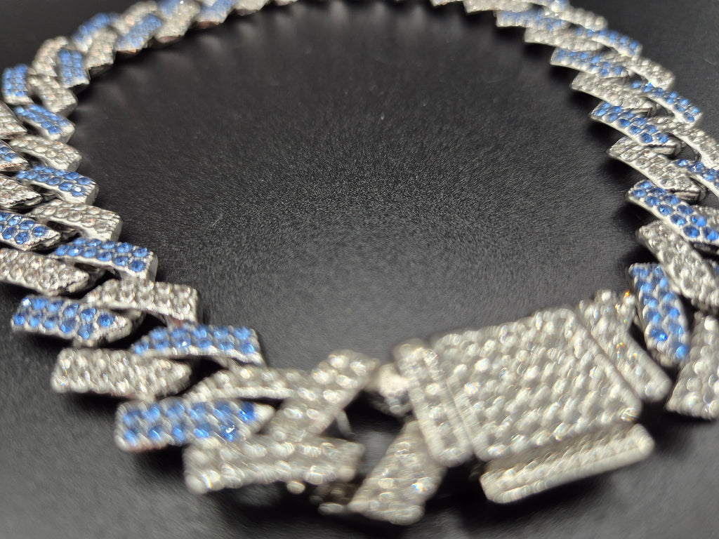 Blue Chill Diamanté Chain