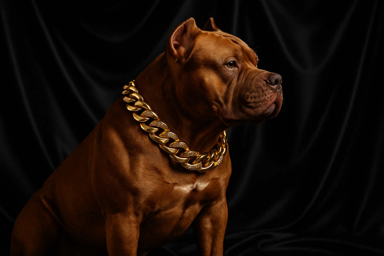 The Luxe Cuban Pet Chain